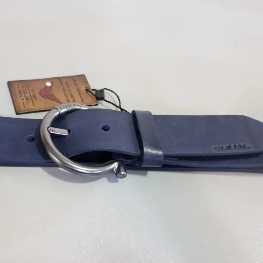 کمربند چرم ترک سرمه ای