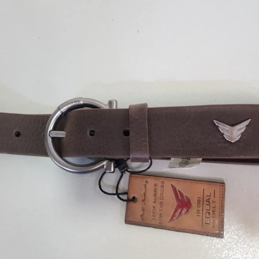 کمربند چرم ترک قهوه ای