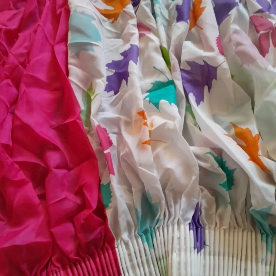 پرده حریر اتاق خواب