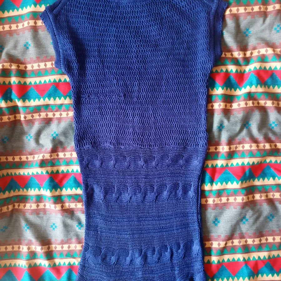 پیراهن بافت بنفش