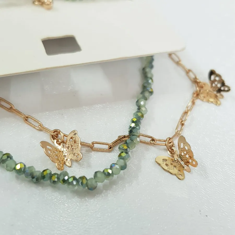 پک پابند پروانه ای و سنگ