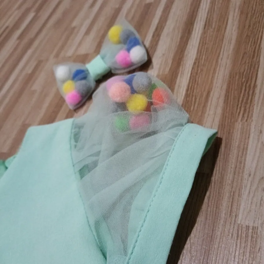 پیراهن پوم پوم دار