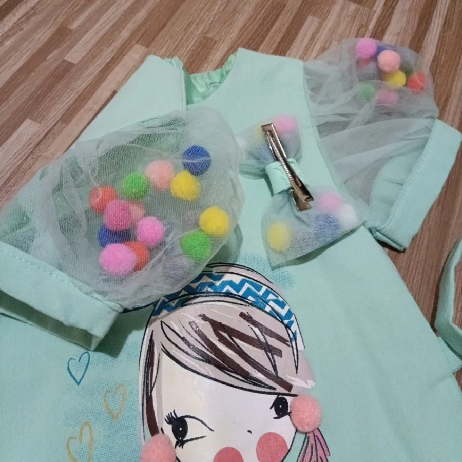 پیراهن پوم پوم دار