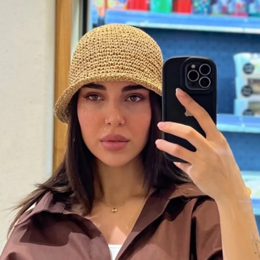 کلاه باکت دست باف