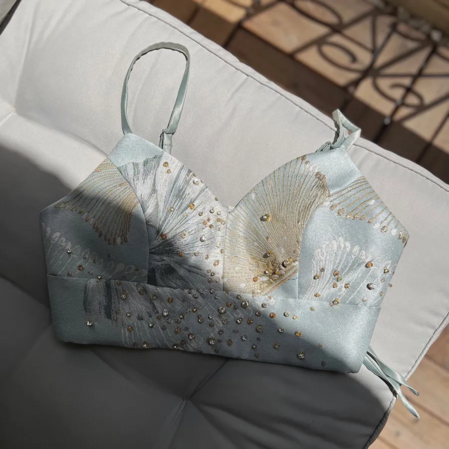 کراپ تاپ جواهردوزی