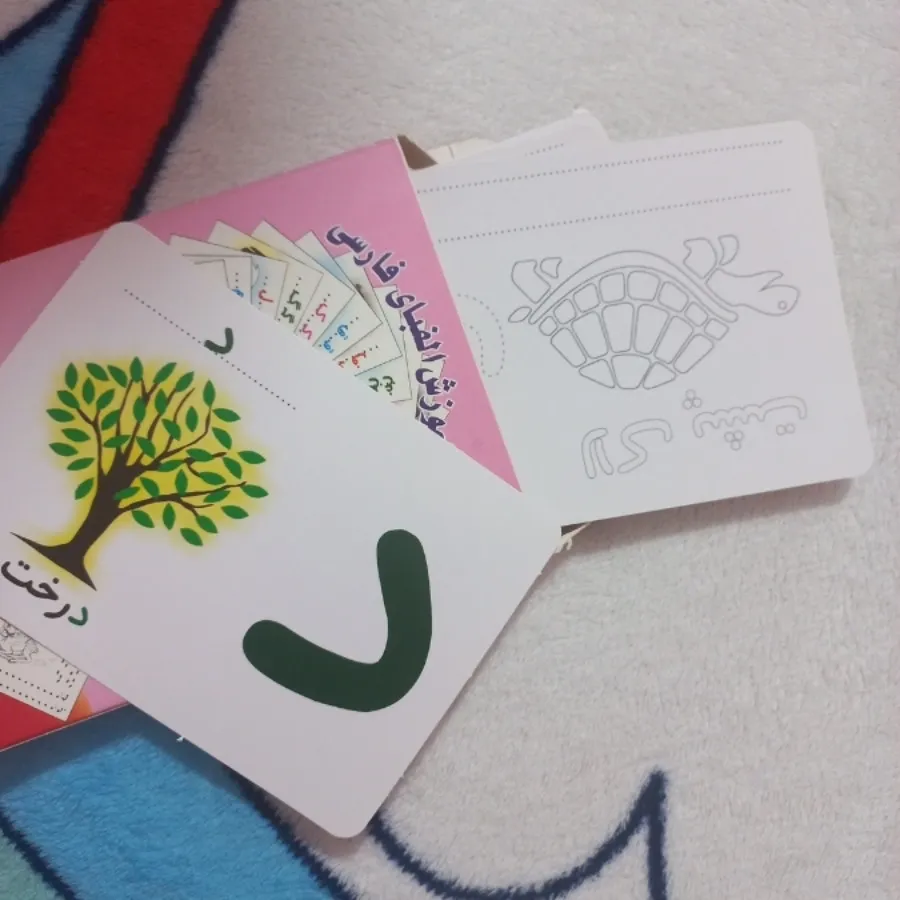 فلش کارت حروف الفبا