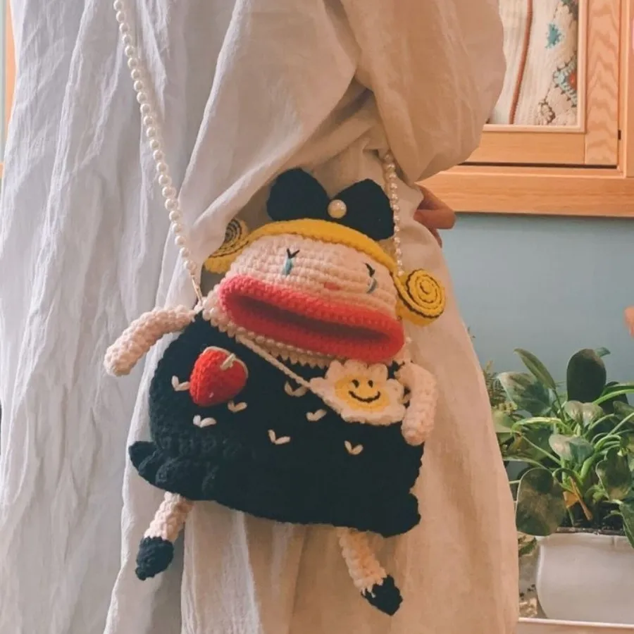 کیف قلاب بافی فانتزی