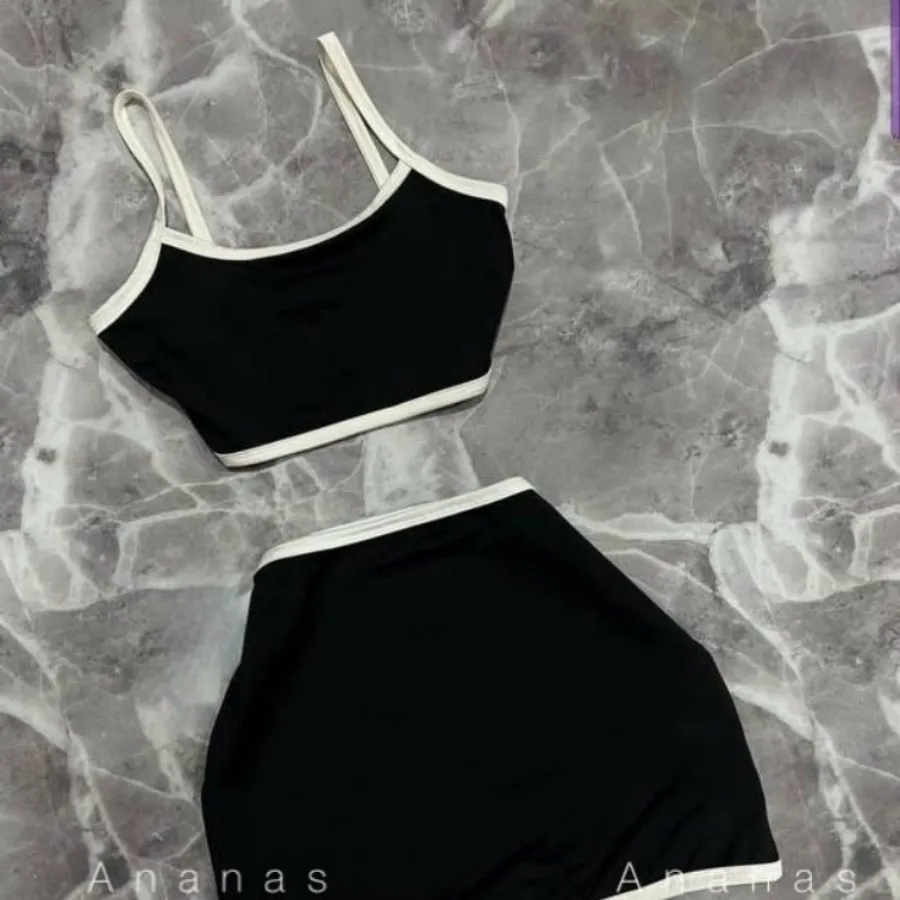 ست تاپ و دامن نواردوزی