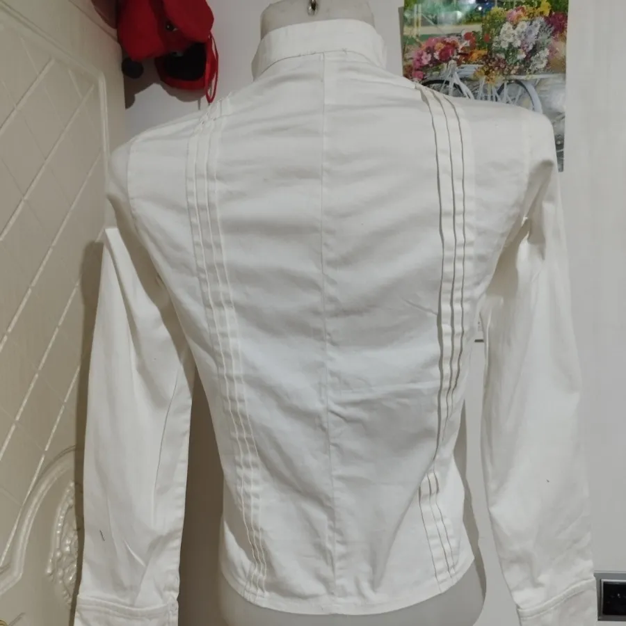 شومیز سفید مجلسی