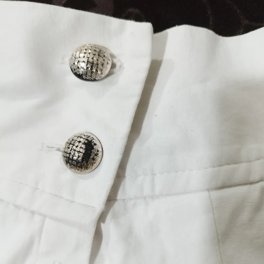 دامن مجلسی پیلی دار سفید