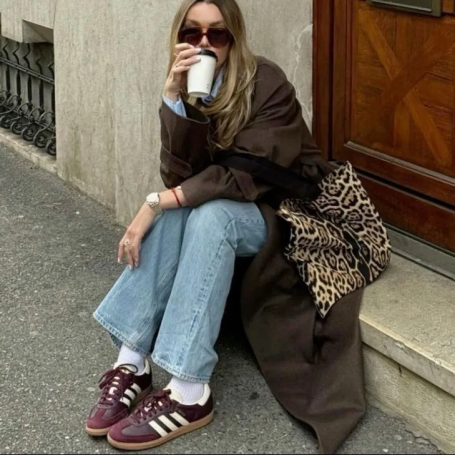 کتونی سامبا زرشکی SAMBA