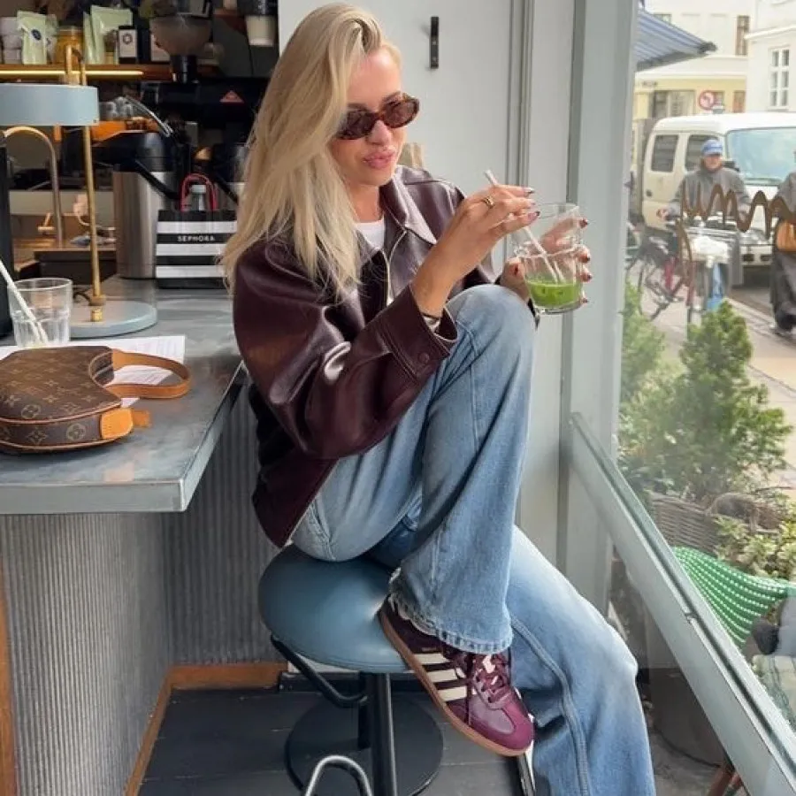 کتونی سامبا زرشکی SAMBA