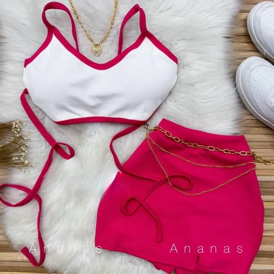 ست تاپ و دامن نیوان