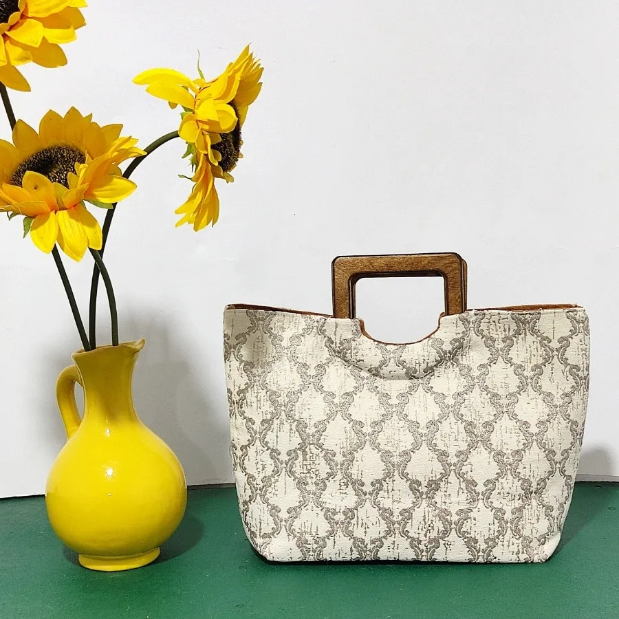 کیف دسته چوبی