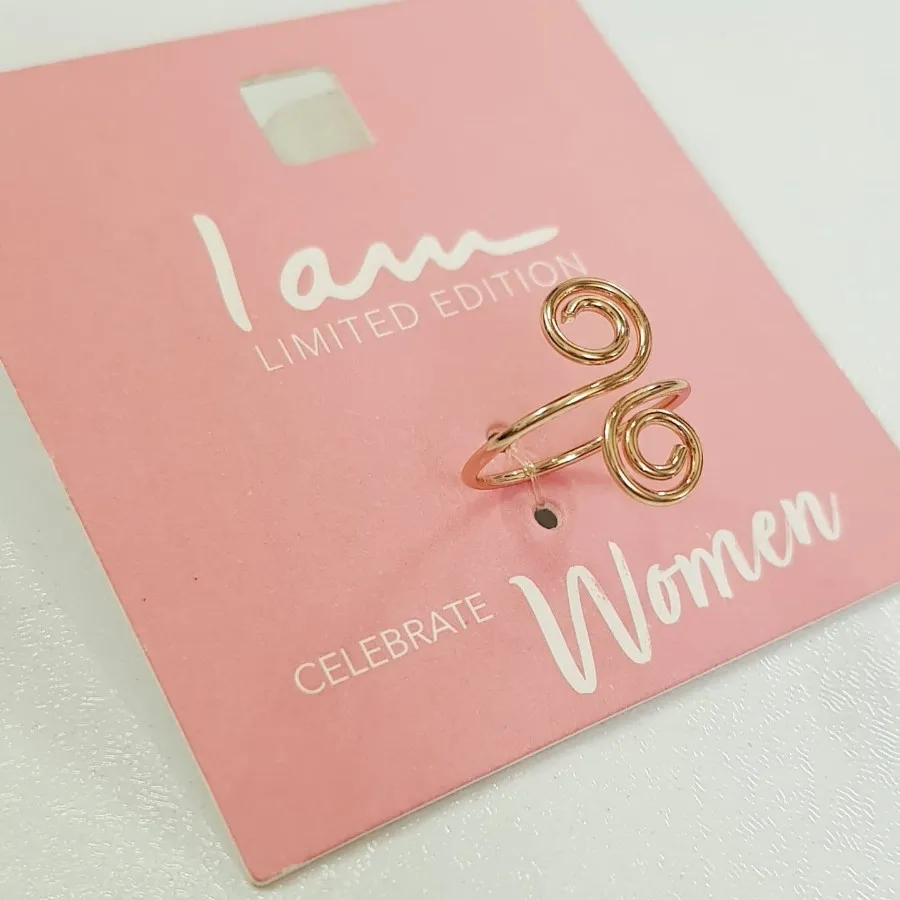 انگشتر پا طلایی مارپیچ