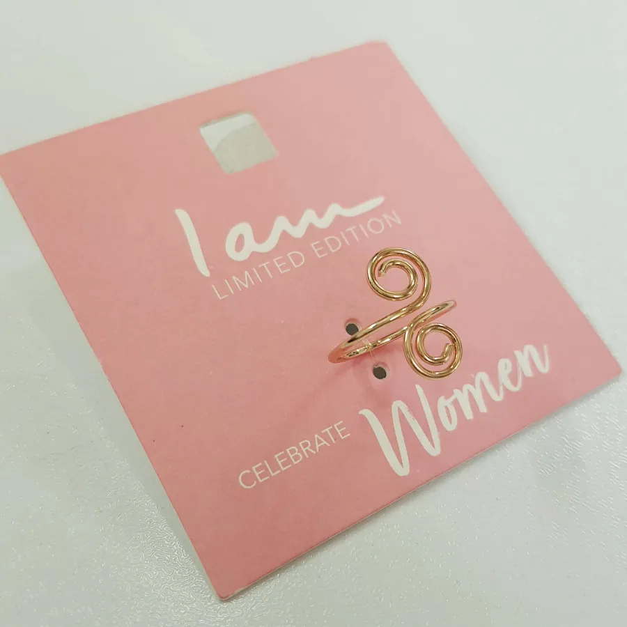 انگشتر پا طلایی اسپیرال