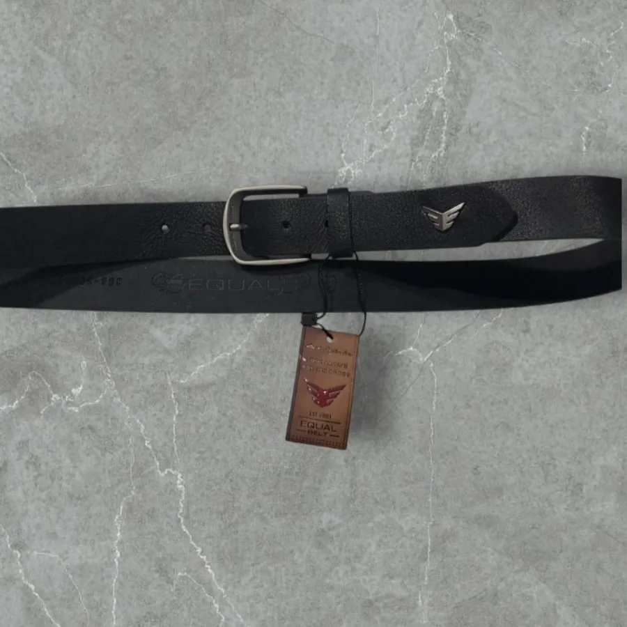 کمربند چرم ترک مشکی