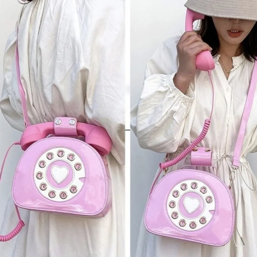 کیف تلفنی صورتی