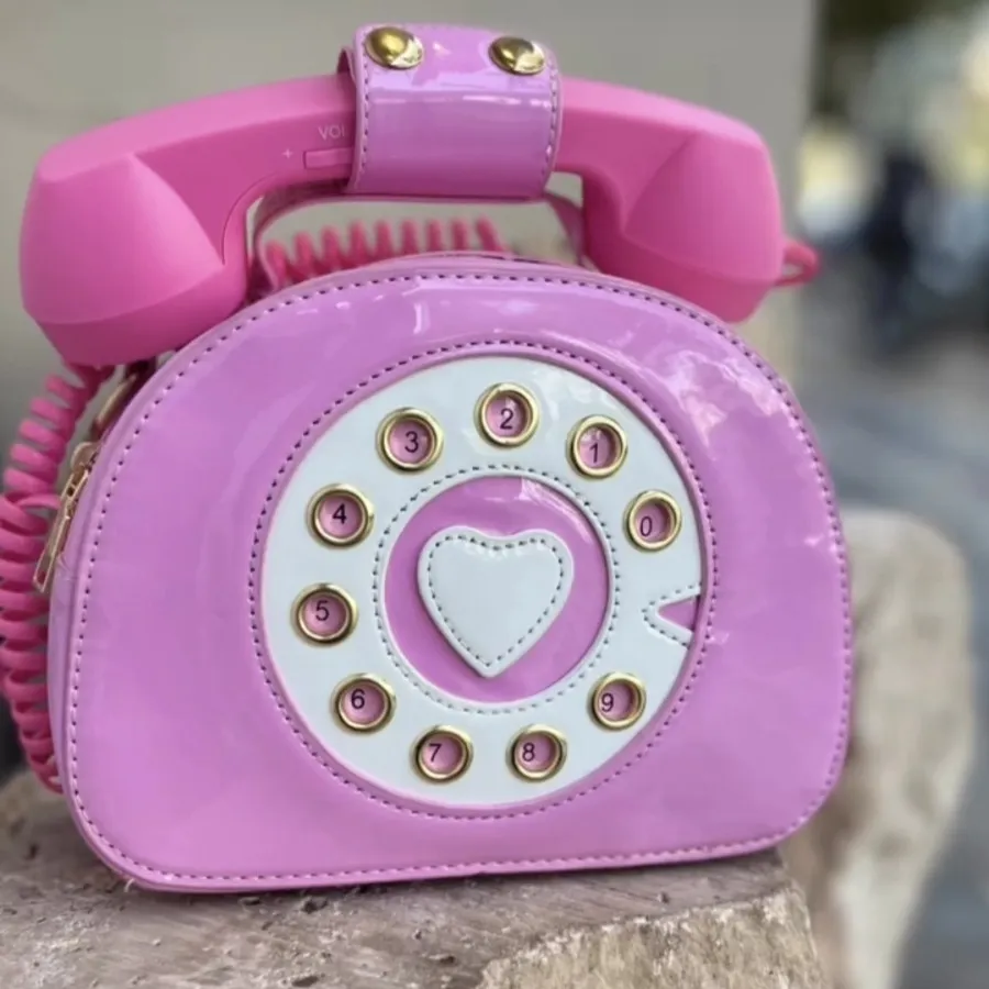 کیف تلفنی صورتی