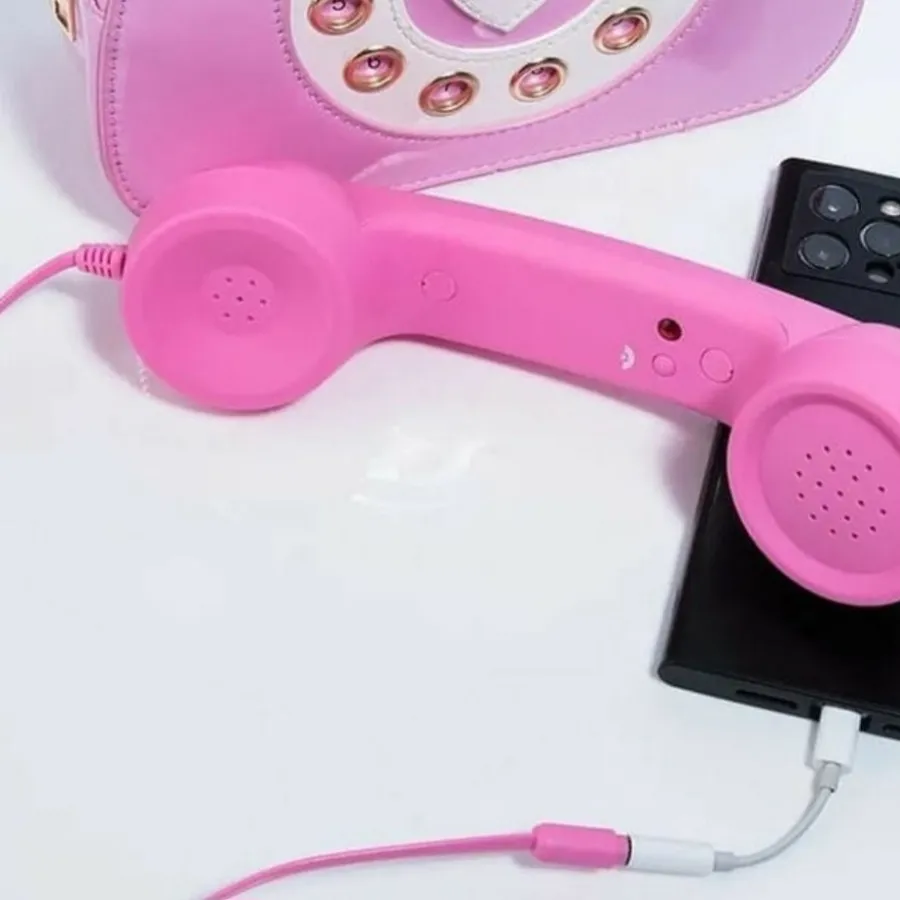 کیف تلفنی صورتی