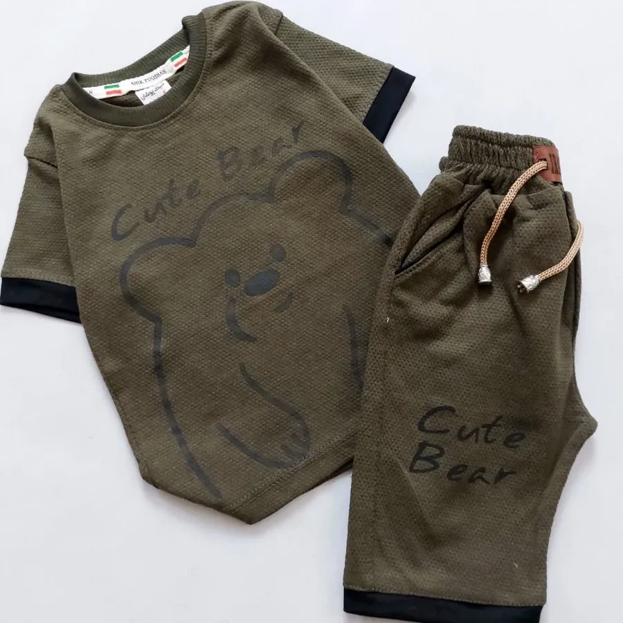 تیشرت شلوارک بیسکوییتی خر