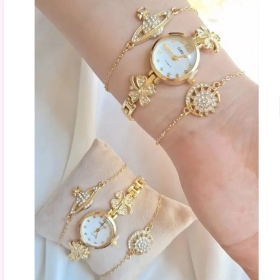 ست ساعت و دستبند شبدر