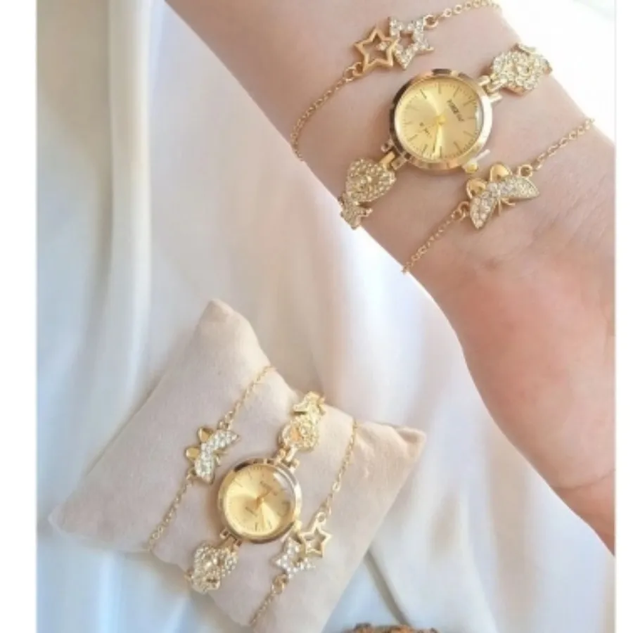 ست ساعت 2دستبند