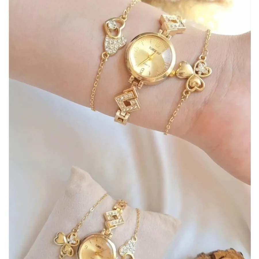 ست ساعت+2 دستبند لوزی