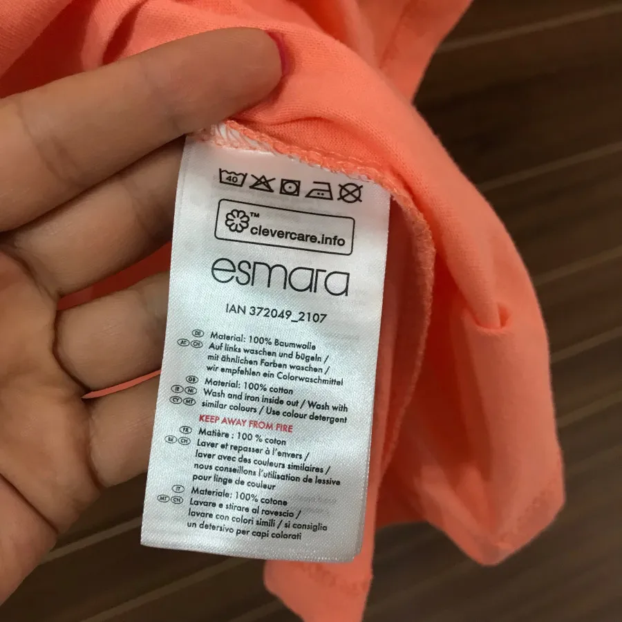 تیشرت نخی برند اسمارا