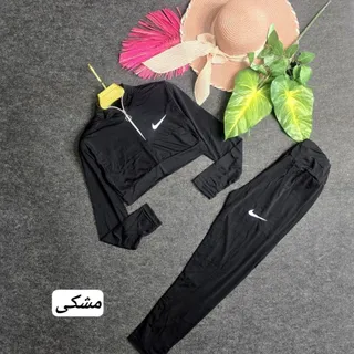 ست کراپ شلوار ورزشی زنانه