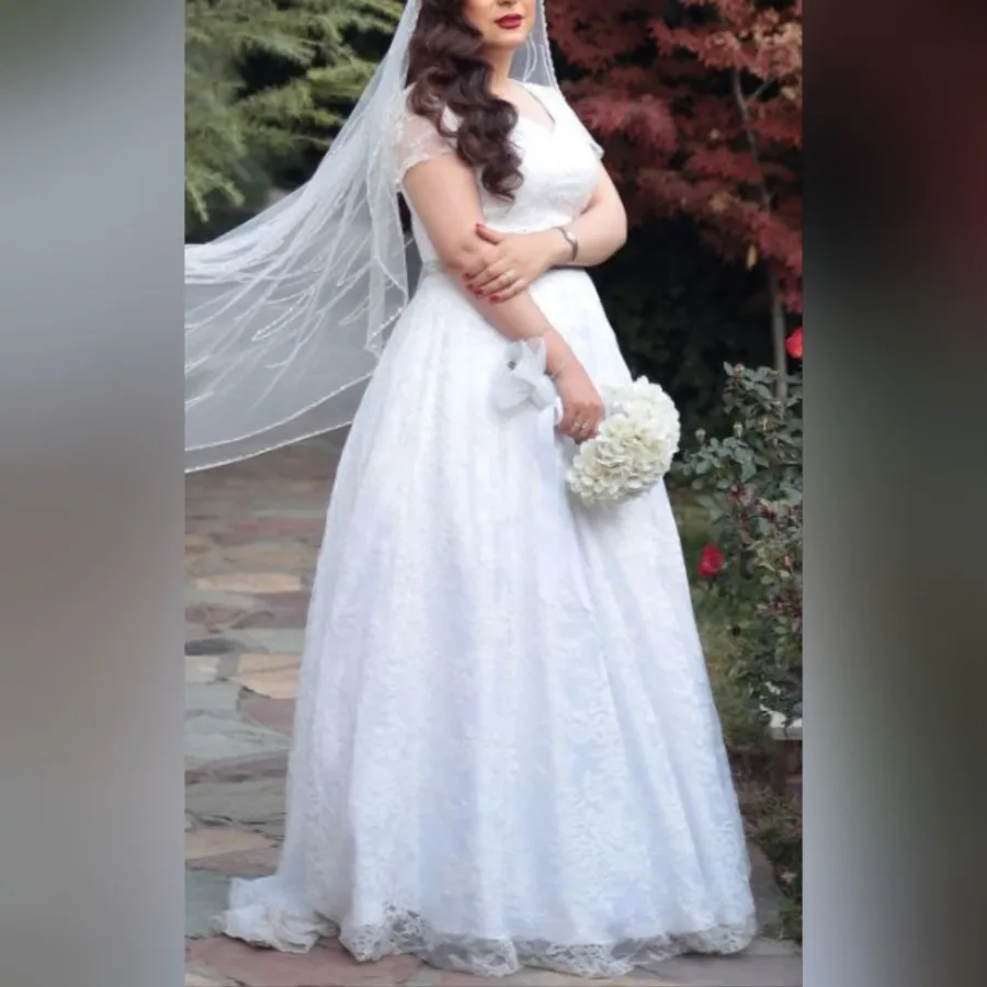 لباس عروس دانتل فرانسه