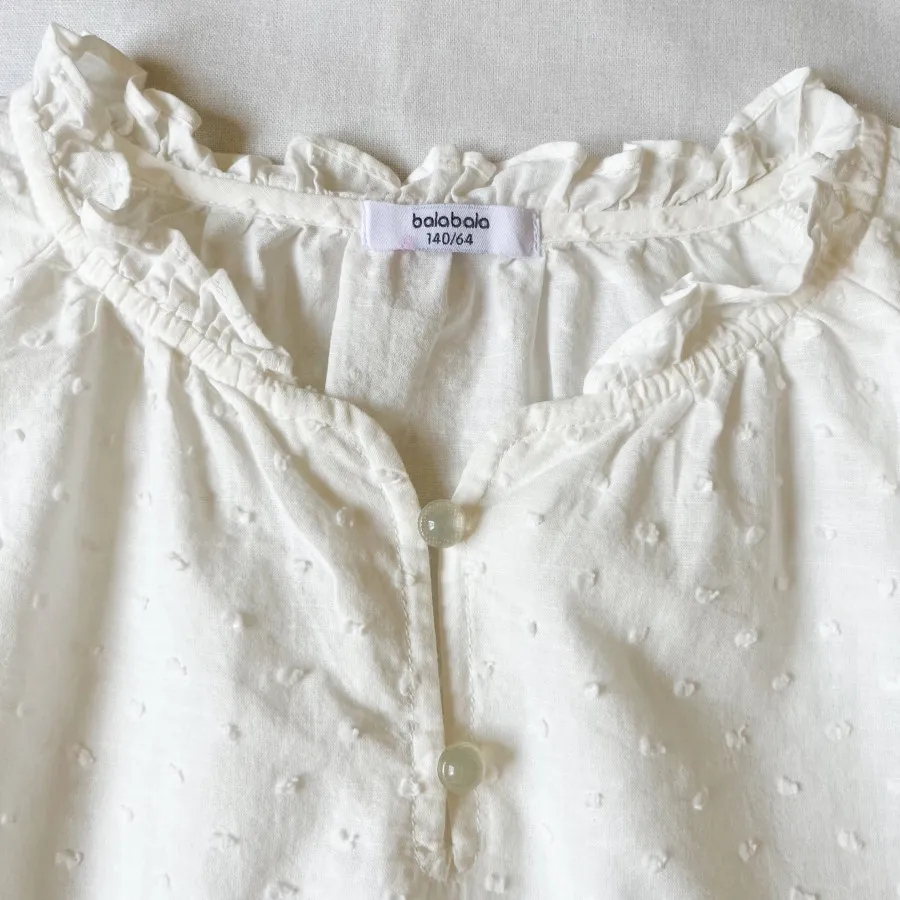 شومیز سفید کیوت