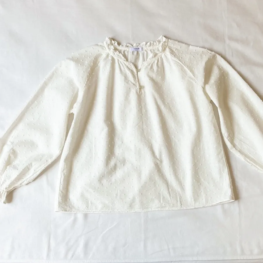 شومیز سفید کیوت