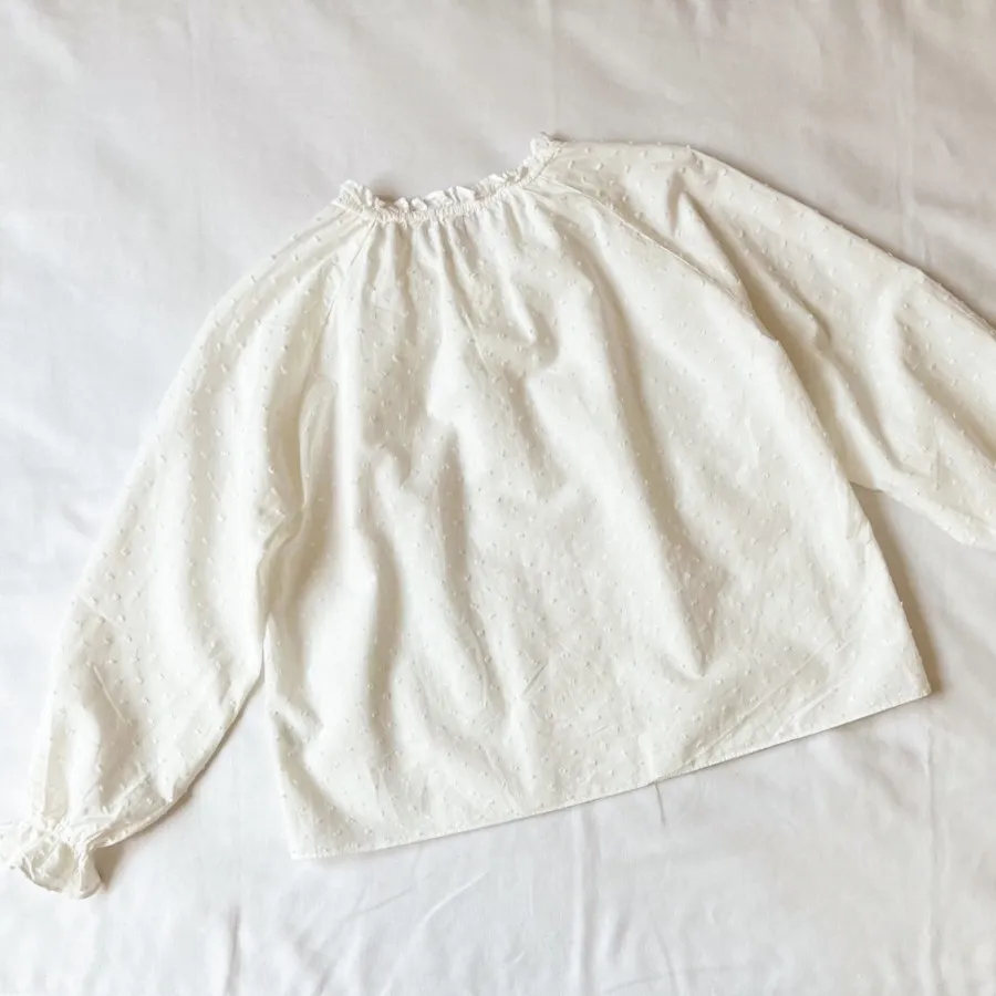 شومیز سفید کیوت