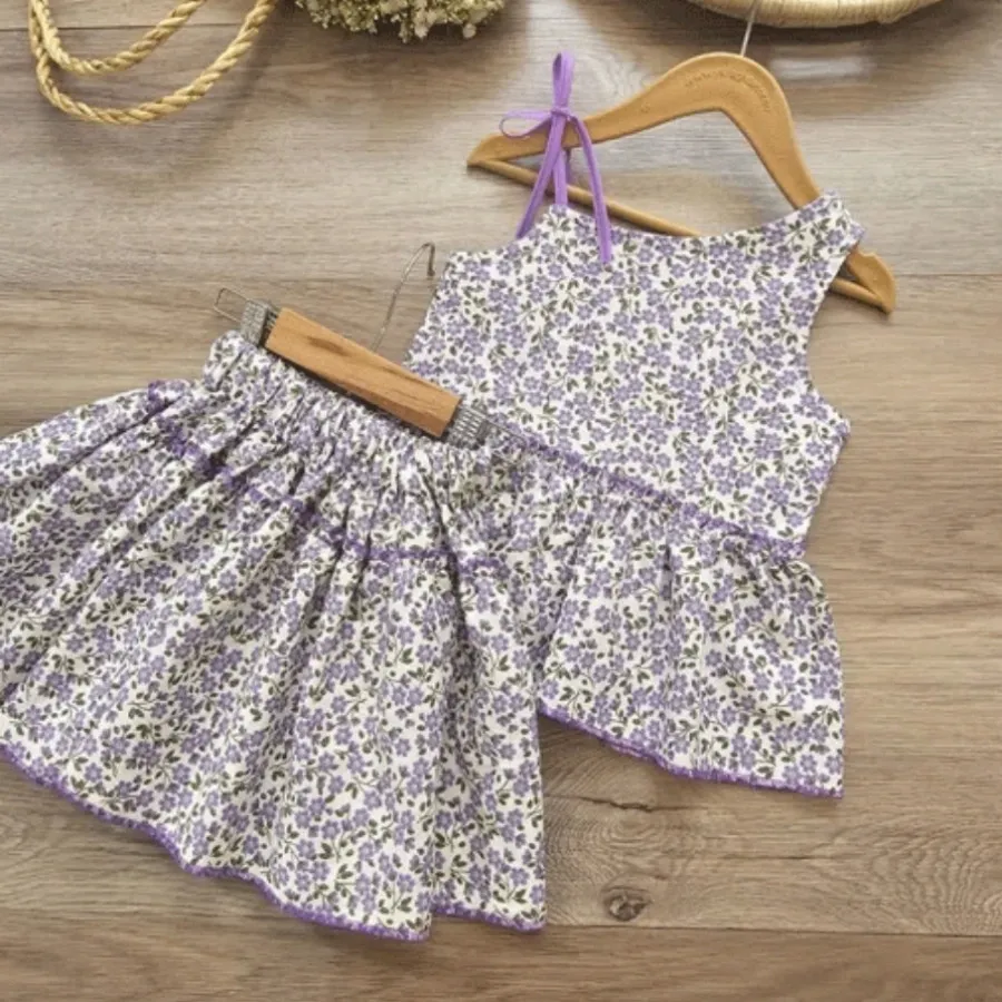 تاپ و دامن بچگانه