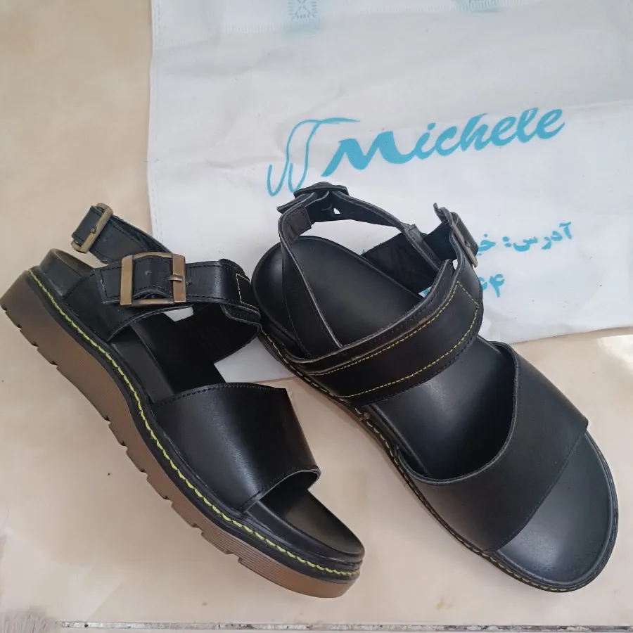 صندل کفش تابستونی چرم