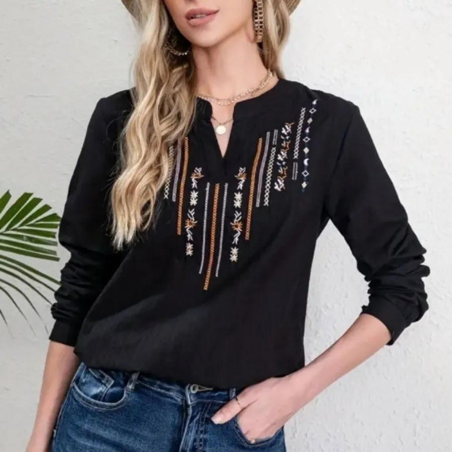 شومیز گلدوزی جنس نخ