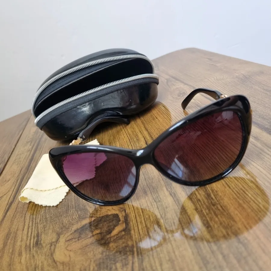 عینک دودی+ کیف و دستمال