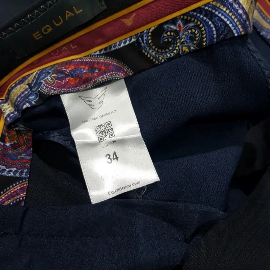 شلوار پارچه ای سرمه ای