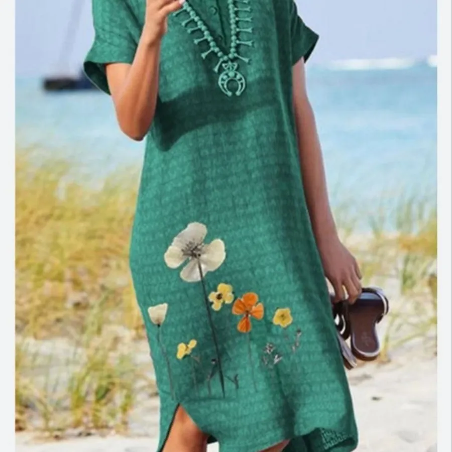 تونیک گلدوزی جنس نخی