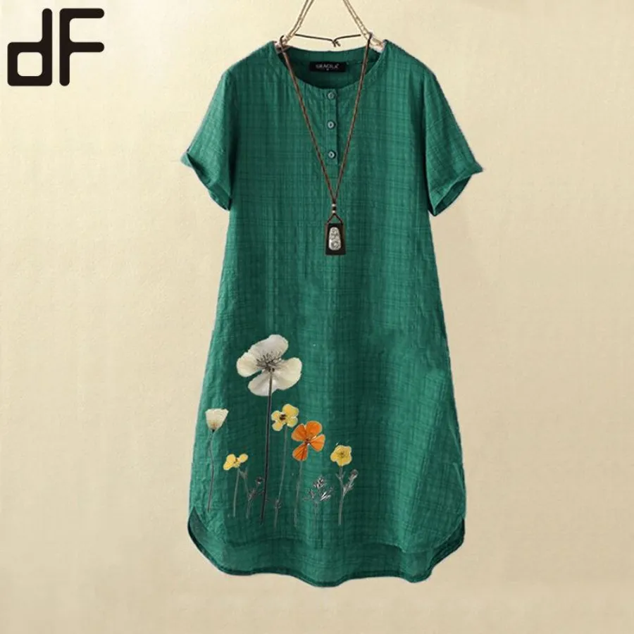 تونیک گلدوزی جنس نخی