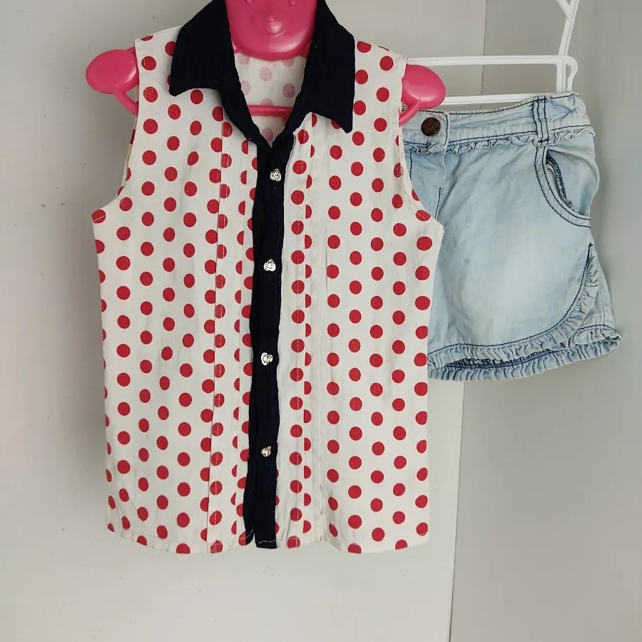 بلوز وشلوارک جین