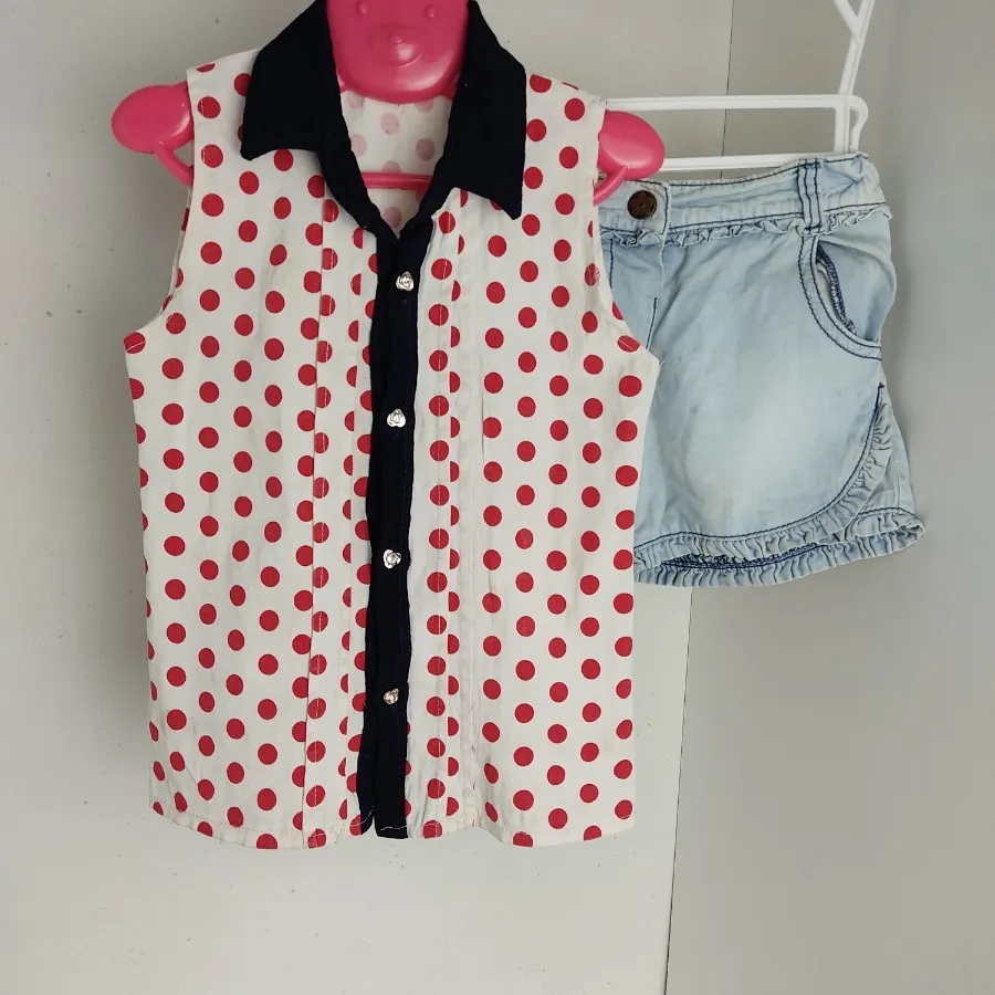 بلوز وشلوارک جین