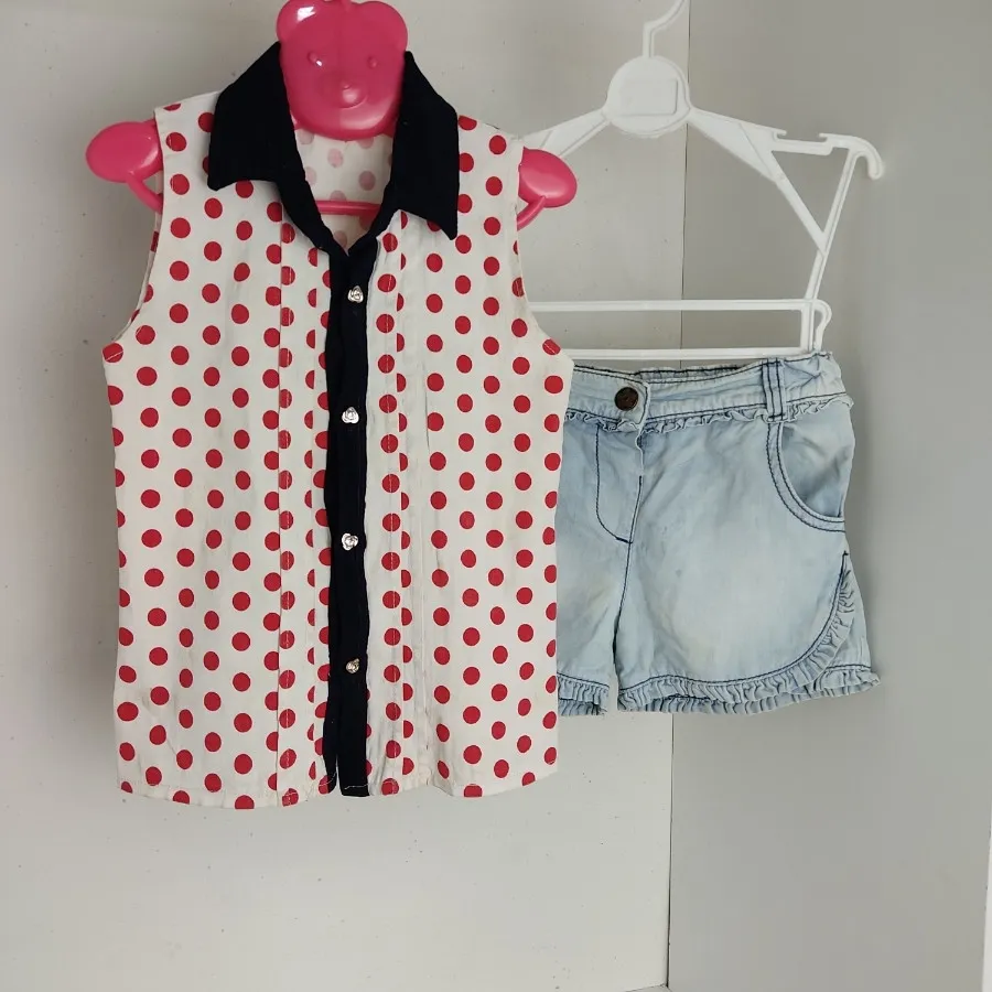 بلوز وشلوارک جین