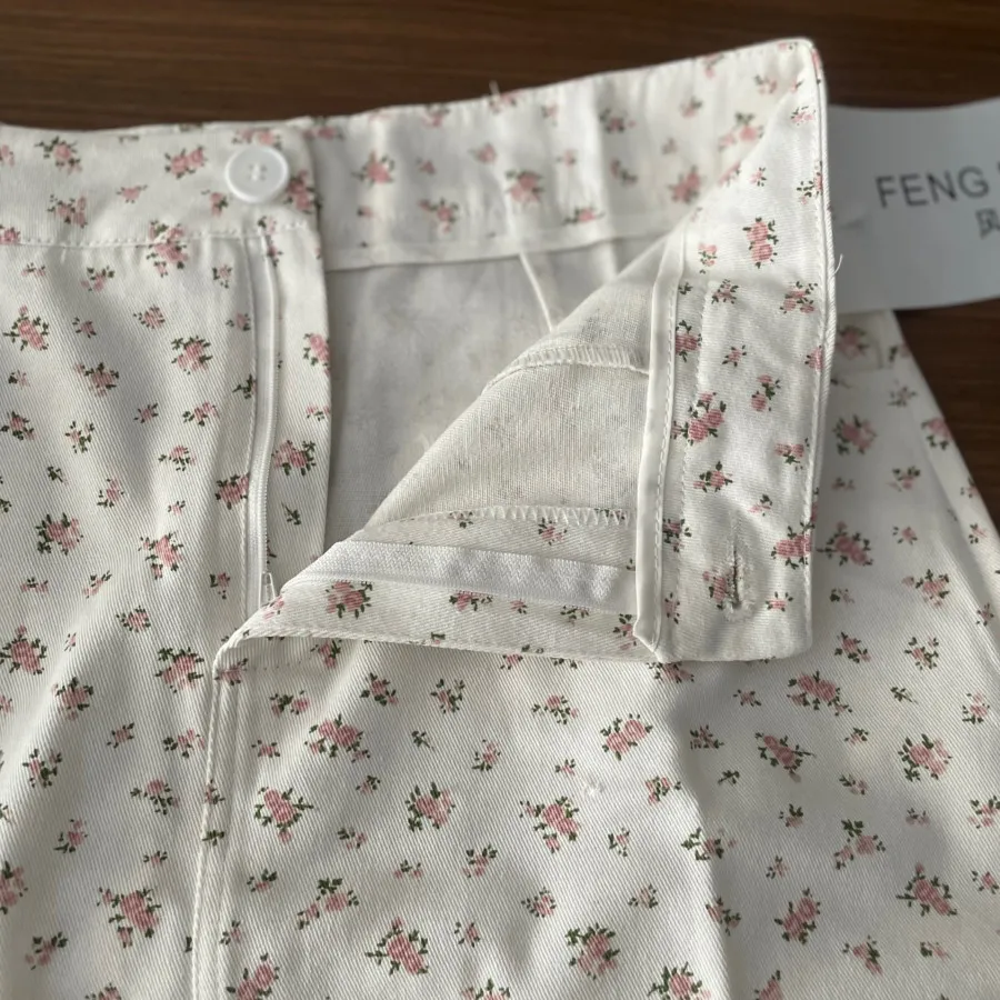 دامن پینترستی کتان