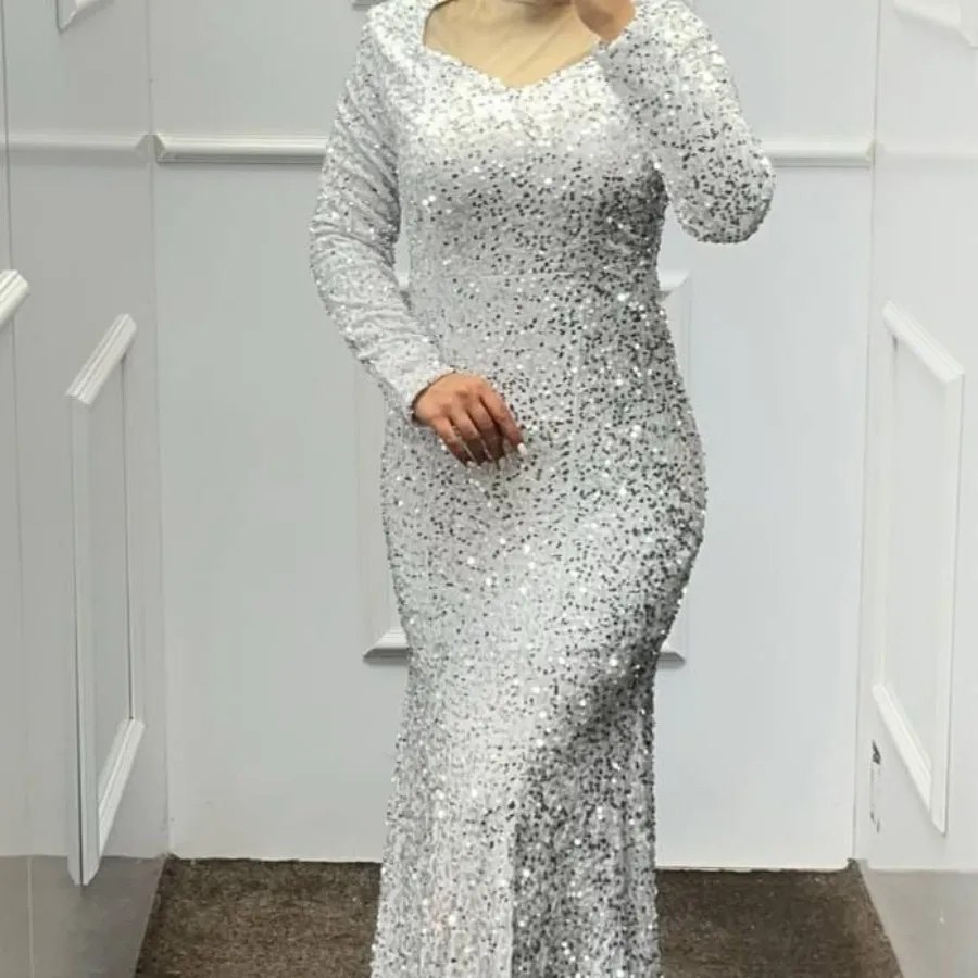 لباس مجلسی پولک مخملی