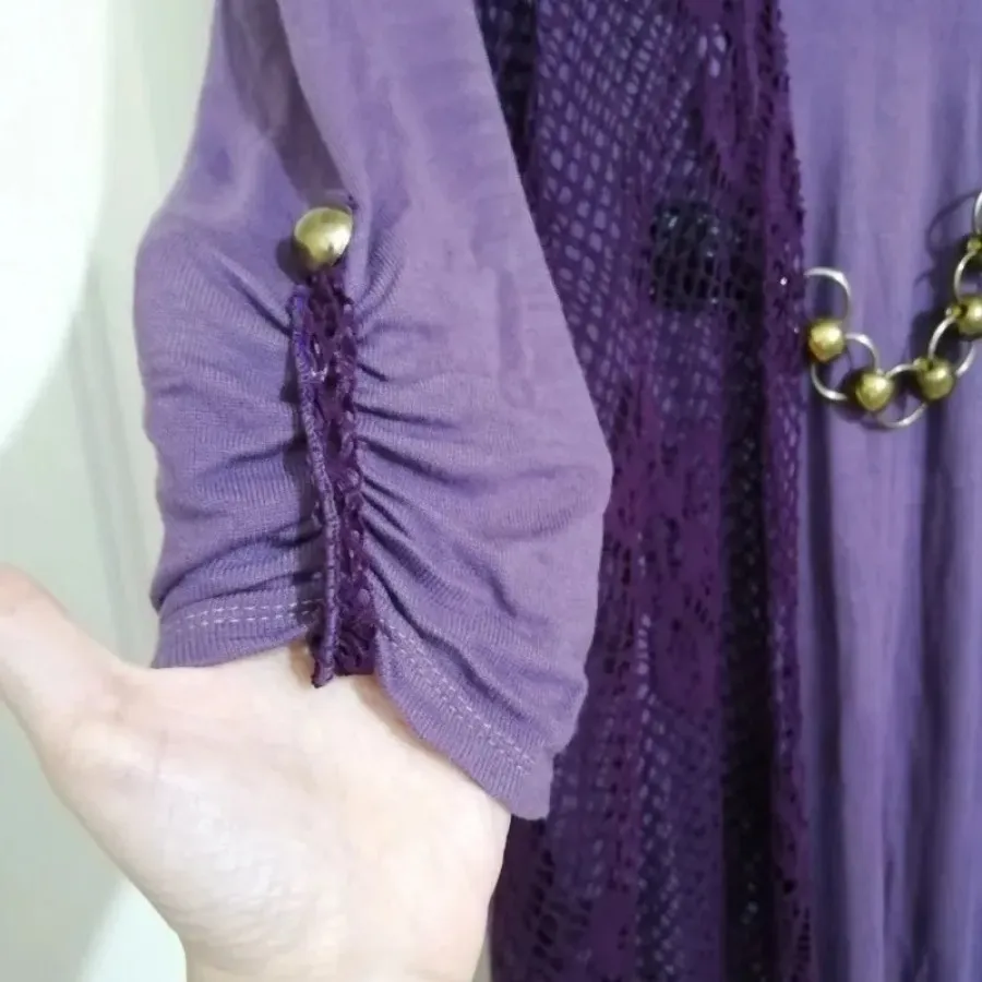 بلوز بنفش مجلسی