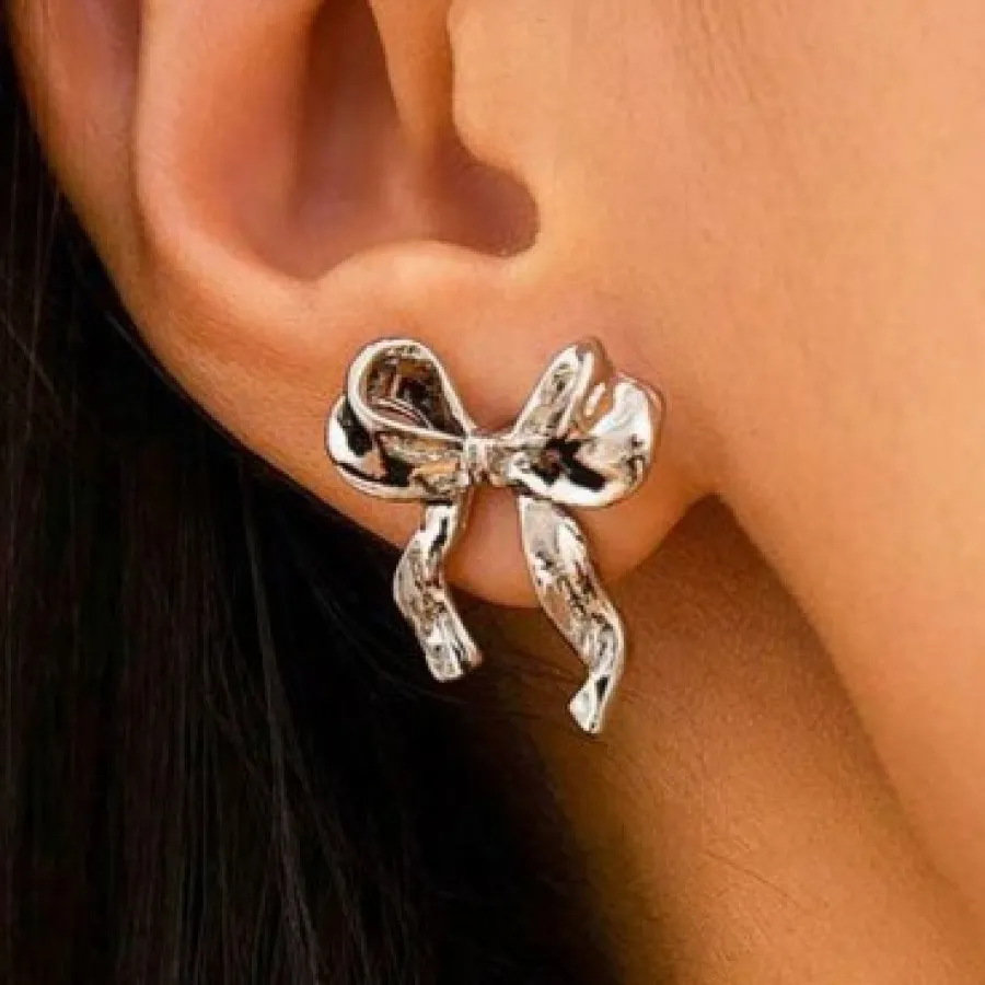 گوشواره پاپیونی پینترستی