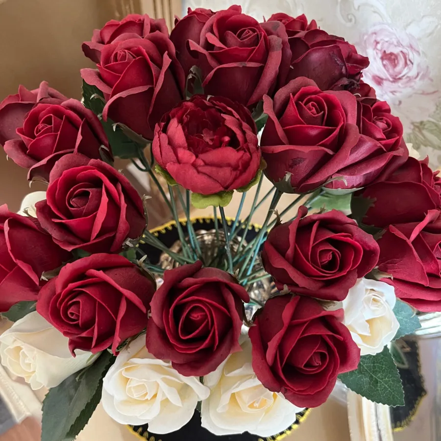 گل رز صابونی