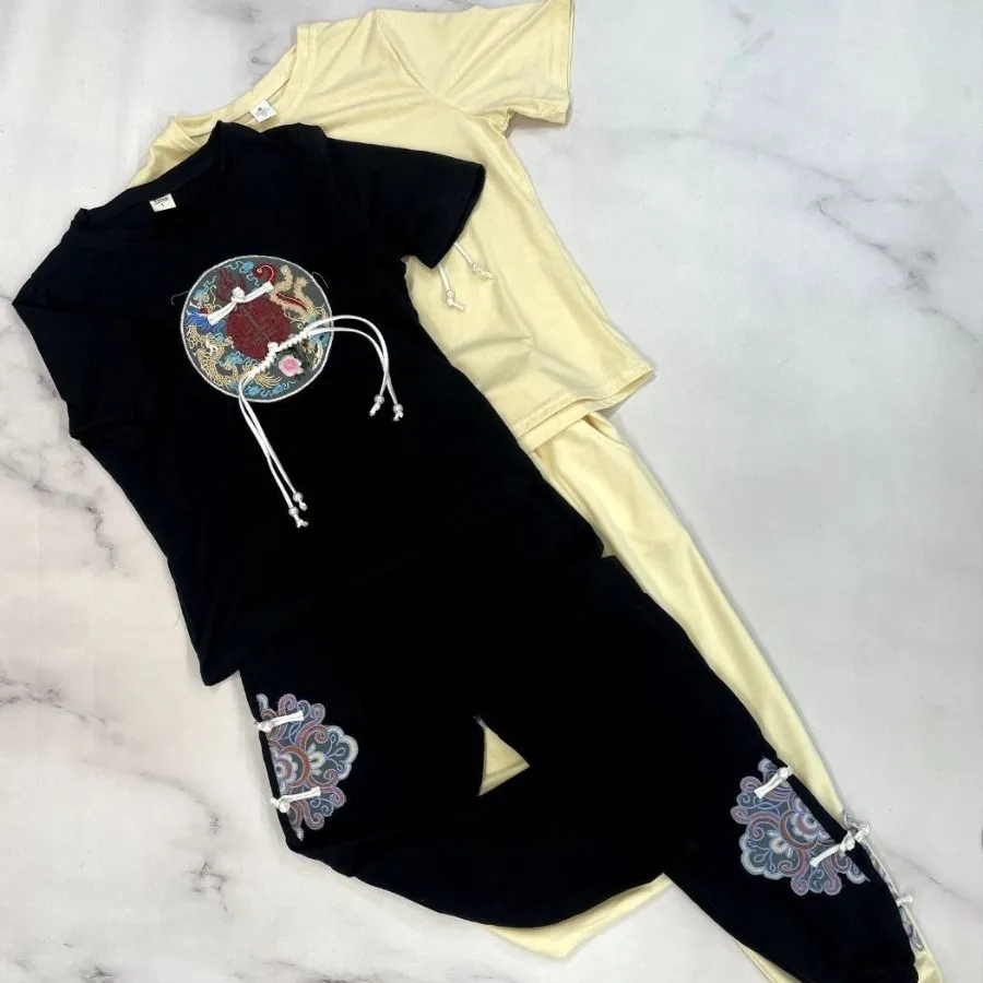 ست دوتیکه تیشرت شلوار